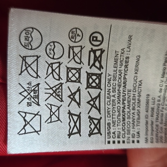 Gap Kids Hooded Red Wool Coat Size Large - Picture 8 of 8